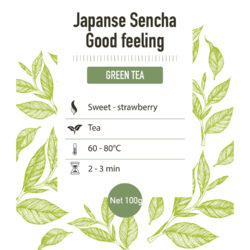 Groene thee – Sencha Good Feeling - detail