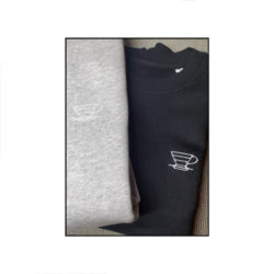 Cross Roast sweater met geborduurde dripper