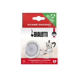 Bialetti 3 rubber ringen en filterplaatje