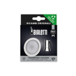 Bialetti 1 rubberen ring en filterplaat