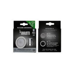 Bialetti 1 rubberen ring en filterplaat