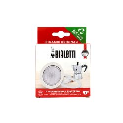 Bialetti 3 rubber ringen en filterplaatje