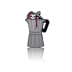 Pinbox A Sloth In A Moka Pot
